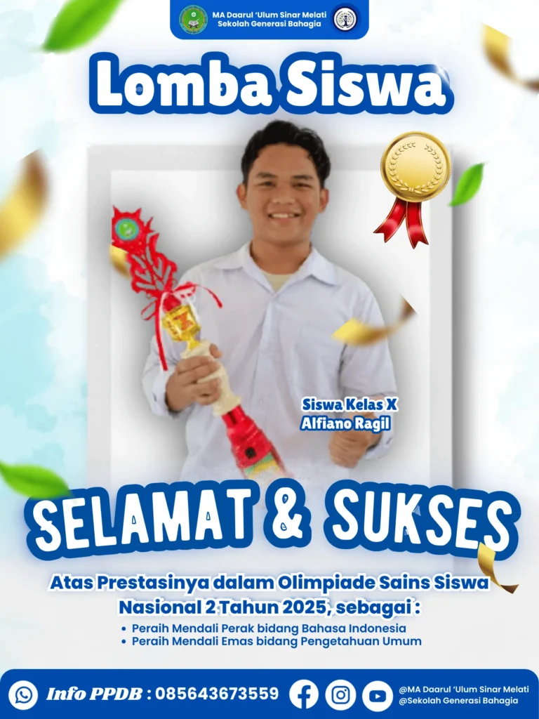 Prestasi Siswa&Guru-Medali Emas & Perak Lomba Siswa OSSN 2025-Ragil